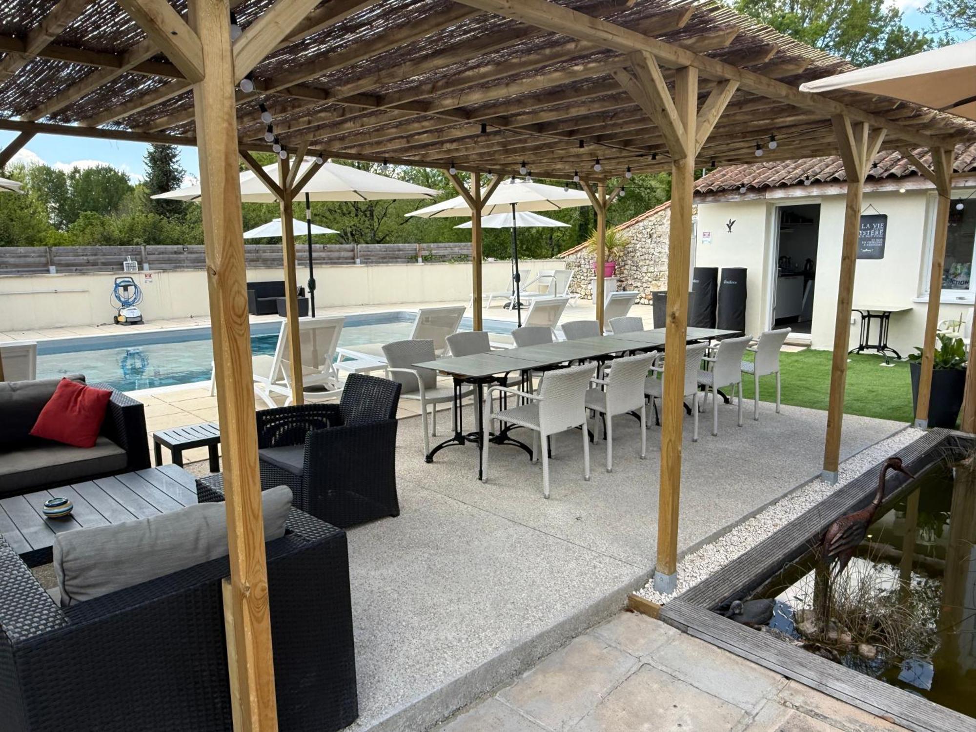 Chambre D'Hotes Naturiste Le Jardin Des Hirondelles Blanzaguet-Saint-Cybard Kültér fotó